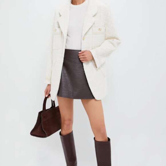 NWT Tuckernuck Ivory Tweed Renata Jacket - Picture 3 of 10